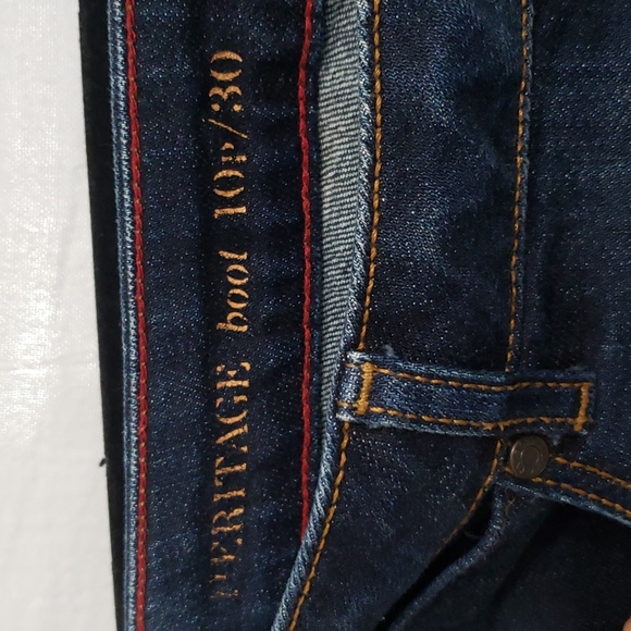 Talbots Heritage Bootcut Darkwash Jean (Petite) - Picture 3 of 10